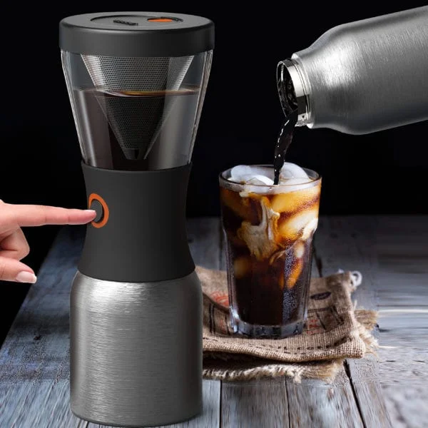 Iced Coffee In A Tall Glass