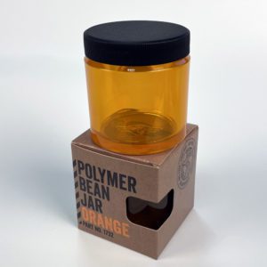 Polymer Bean Jar Orange 1