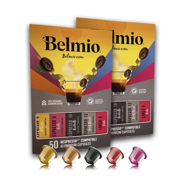 מארז קפסולות תואמות נספרסו בלמיו 100