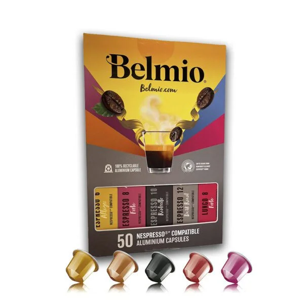 מארז קפסולות תואמות נספרסו בלמיו 50