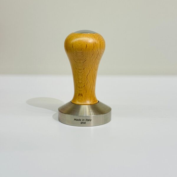 Coffee Tamper '58 Wood Chrome2