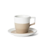Pico Small Latte Cup And Saucer White 1080