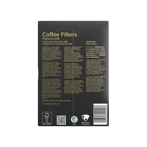 Mellita Paper Filter Premium Pour Over Back