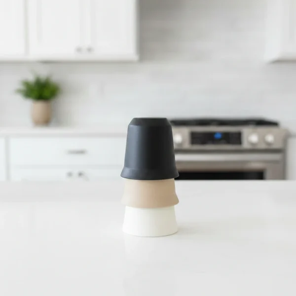 סט 3 כוסות נירוסטה דופן כפולה אספרסו B