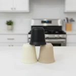 סט 3 כוסות נירוסטה דופן כפולה אספרסו C