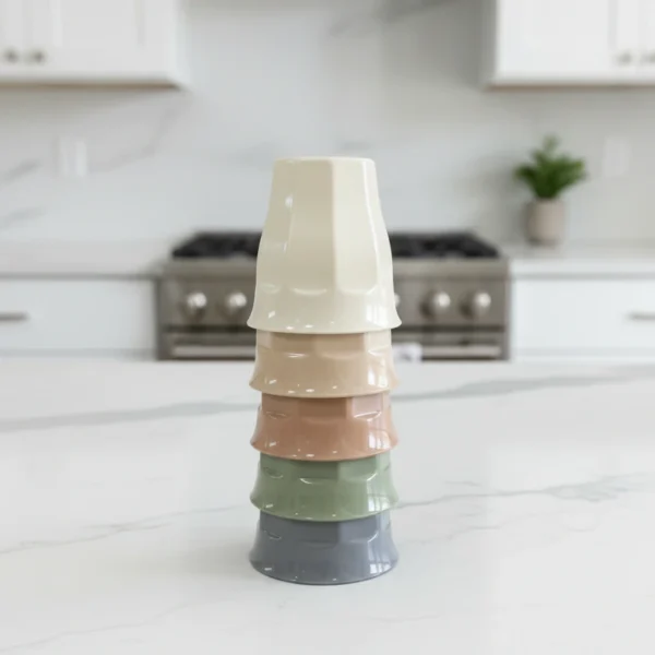 סט 5 כוסות מלמין גדולות A