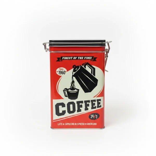 קופסת אחסון קפה פח 1