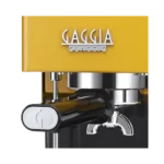 גאג'יה קלאסיק פרו E24 צהוב סאנשיין, עם ידית חליטה מוכנסת.