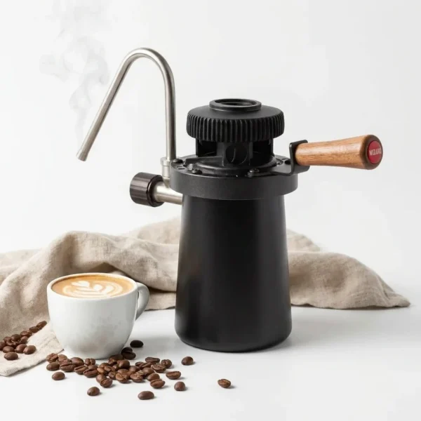 פלייר וויזארד סטימר - בעיצוב קומפקטי ויוקרתי, מתאים לכל פינת קפה ביתית או משרדית