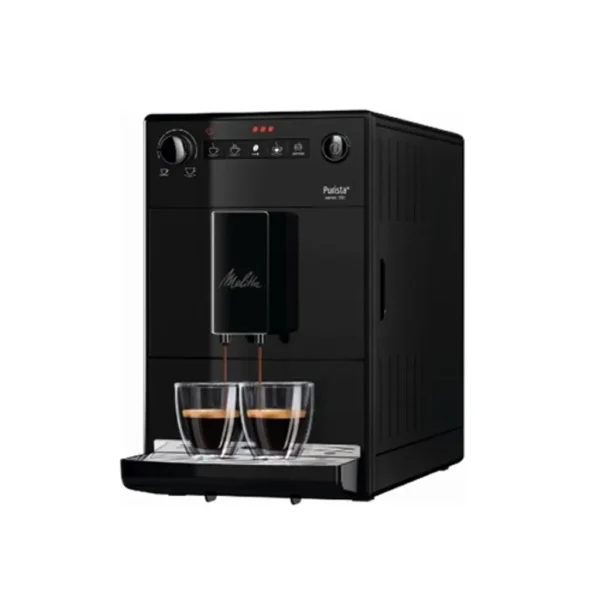 Melitta Purista Series 300 שחורה, מראה של פתח מילוי פולי הקפה