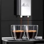 פאנל בקרה של Melitta Purista Series 300 שחורה עם כפתורים ובורר סיבובי