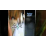 מכונת אספרסו Melitta Purista® Series 300 שחור – מבט קדמי אלגנטי וקומפקטי.