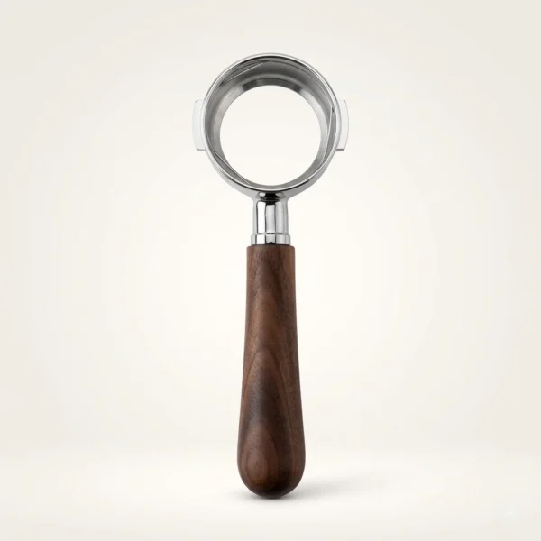 ידית בוטומלס ללא תחתית למכונת קפה לליט 58 מ"מ - מראה כללי ועיצוב מקצועי