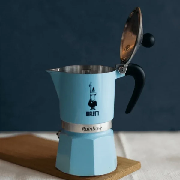 מקינטה תכלת 3 כוסות Bialetti Rainbow