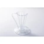 טפטפת פור אובר Cafec Flower Dripper Deep 27 - מבט מהצד מונחת על כוס הגשה