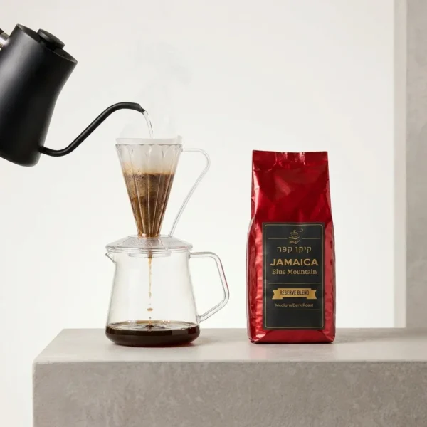 טפטפת קפה Cafec Flower Dripper Deep 27 - מבט צדדי המציג את המבנה החרוטי השקוף להכנת קפה פילטר