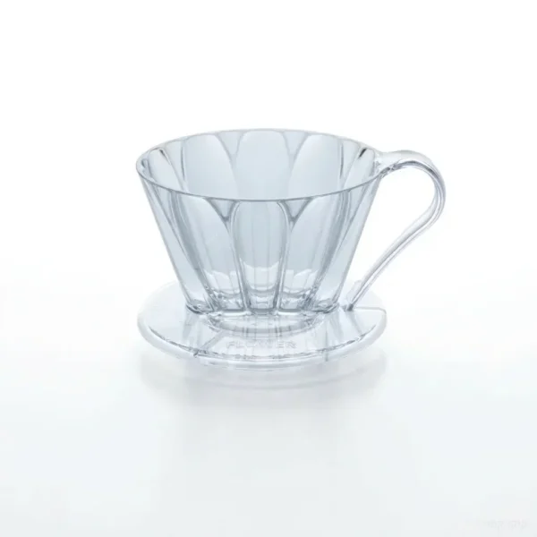 טפטפת קפה Cafec Flower Dripper Oval 102 - מבט צדדי על עיצוב הפרח הייחודי