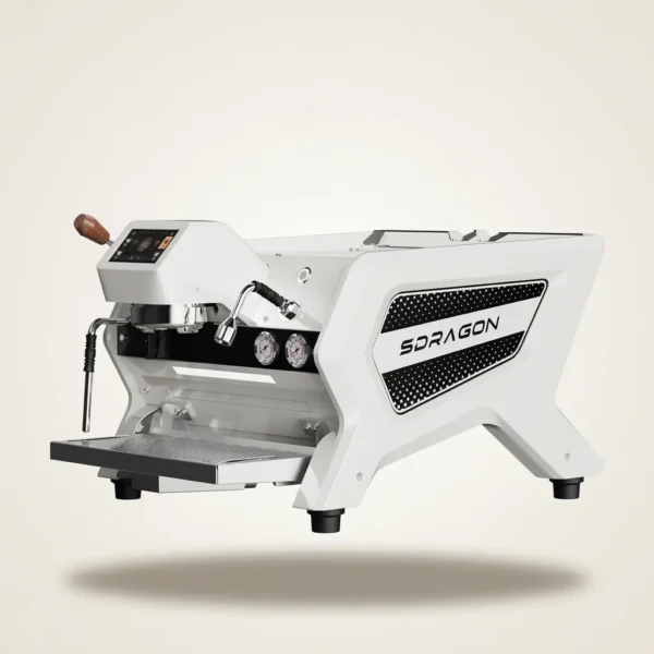 ידית הקיטור העוצמתית של מכונת אספרסו Wendougee Sdragon Solo - תקריב על פיית ההקצפה