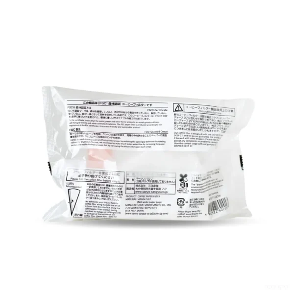 מארז 100 פילטרים CAFEC Deep 27 לחליטת מזיגה