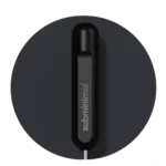 מקציף חלב חשמלי Subminimal NanoFoamer GO - מבט מקרוב על המכשיר מוכן לשימוש ליצירת קצף חלב קטיפתי