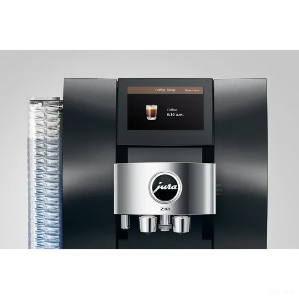 מכונת קפה Jura Z10 Aluminium Black - מסך מגע 4.3 אינץ' עם תצוגת Coffee Timer