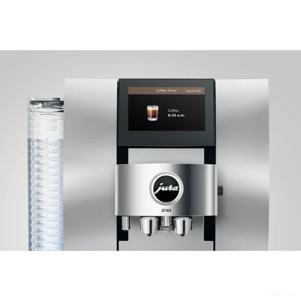 מכונת קפה Jura Z10 Aluminium White - מסך מגע 4.3 אינץ' עם תצוגת Coffee Timer