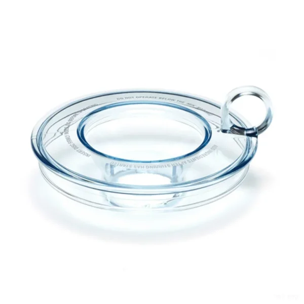 מכסה הכד השקוף של מקציף החלב Sage Milk Café SMF600 עם טבעת המשיכה Breville Assist