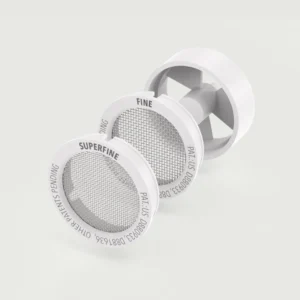 סט מדחף ורשתות חליפיים לבן NanoFoamer V2 Lithium NanoScreen Kit על רקע לבן