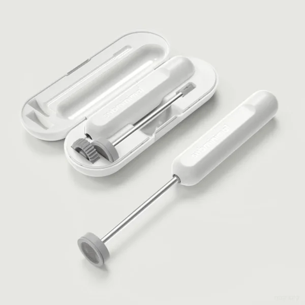 מקציף החלב הנטען Subminimal NanoFoamer GO שאליו מתאימה ערכת הראשים